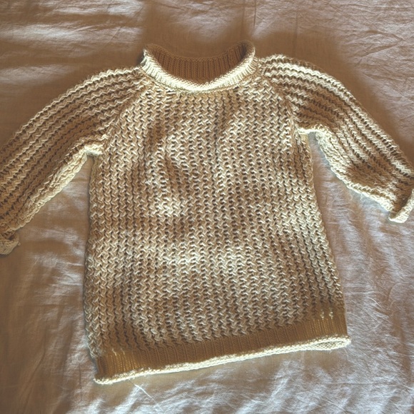Calypso St. Barth fisherman’s cable sweater - Picture 1 of 4